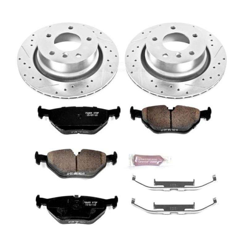 PSB Z23 Evolution Kit - Power Stop 03-08 BMW Z4 Rear Z23 Evolution Sport Brake Kit