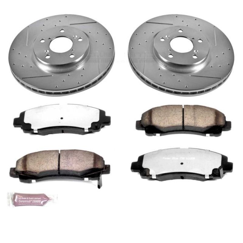 PSB Z36 Truck & Tow Kit - Power Stop 06-11 Honda Ridgeline Front Z36 Truck & Tow Brake Kit