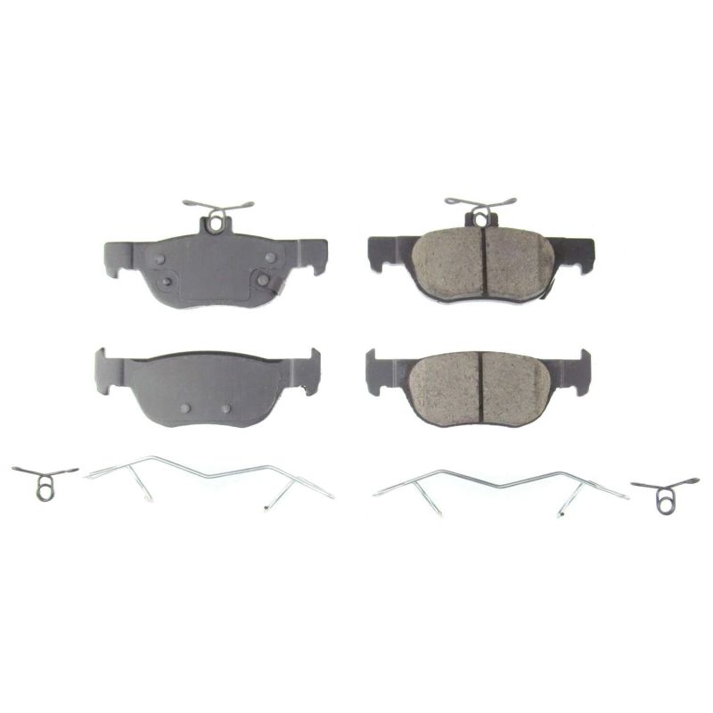 PSB Z17 Evolution Brake Pads - Power Stop 2019 Mazda 3 Rear Z17 Evolution Ceramic Brake Pads w/Hardware