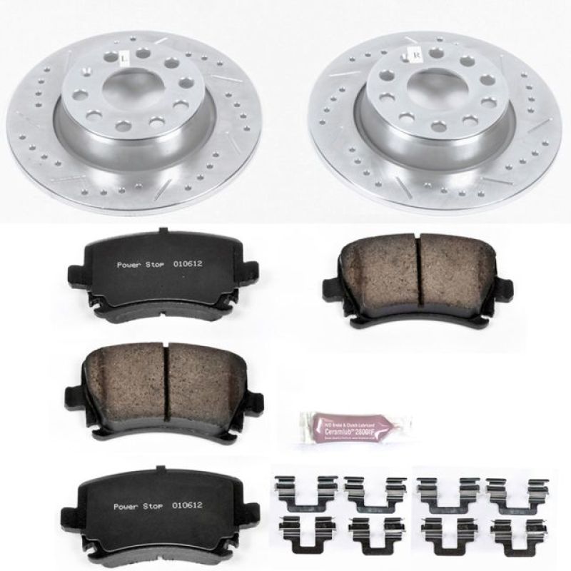 PSB Z23 Evolution Kit - Power Stop 2013 Audi A3 Quattro Rear Z23 Evolution Sport Brake Kit