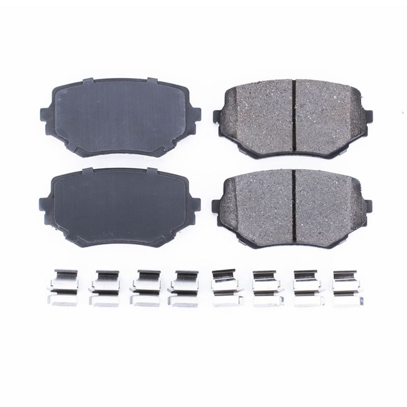 PSB Z17 Evolution Brake Pads - Power Stop 99-05 Suzuki Grand Vitara Front Z17 Evolution Ceramic Brake Pads w/Hardware