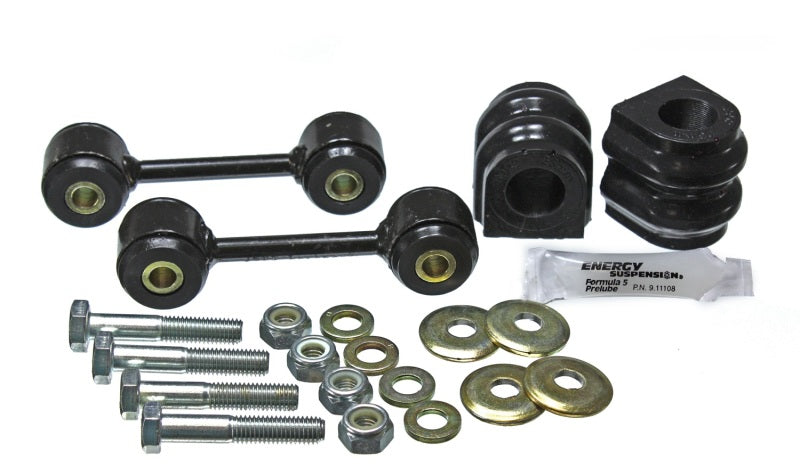 ES Sway Bar Bushings - Black - Energy Suspension 10 Chevy Camaro Black 23mm Rear Sway Bar Bushing Set