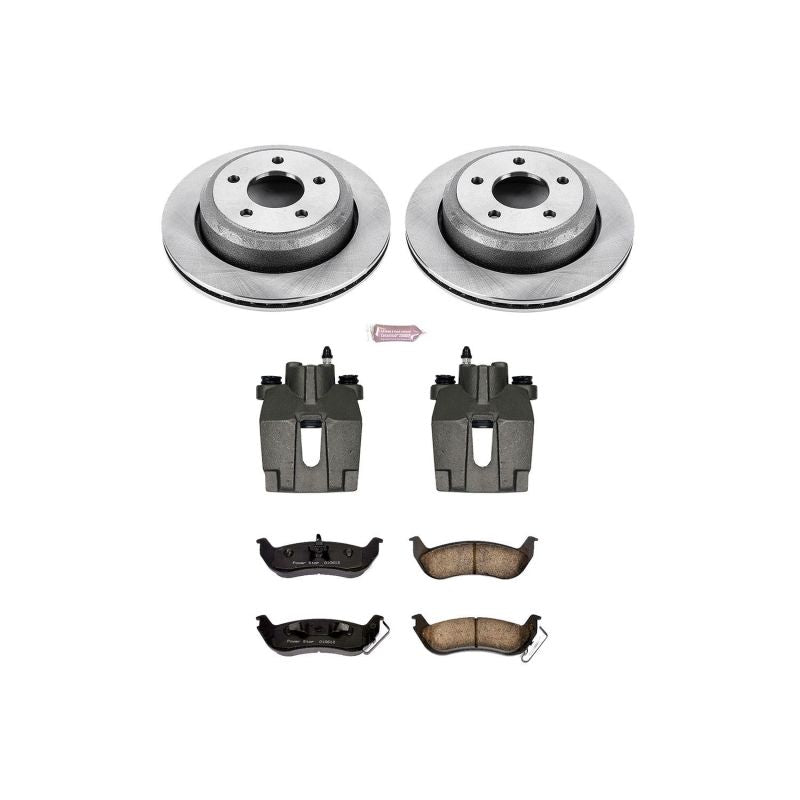 PSB Autospecialty Kit w/Cals - Power Stop 10-11 Ford Ranger Rear Autospecialty Brake Kit w/Calipers