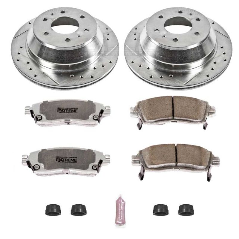 PSB Z26 Street Warrior Kit - Power Stop 04-07 Buick Rainier Rear Z26 Street Warrior Brake Kit