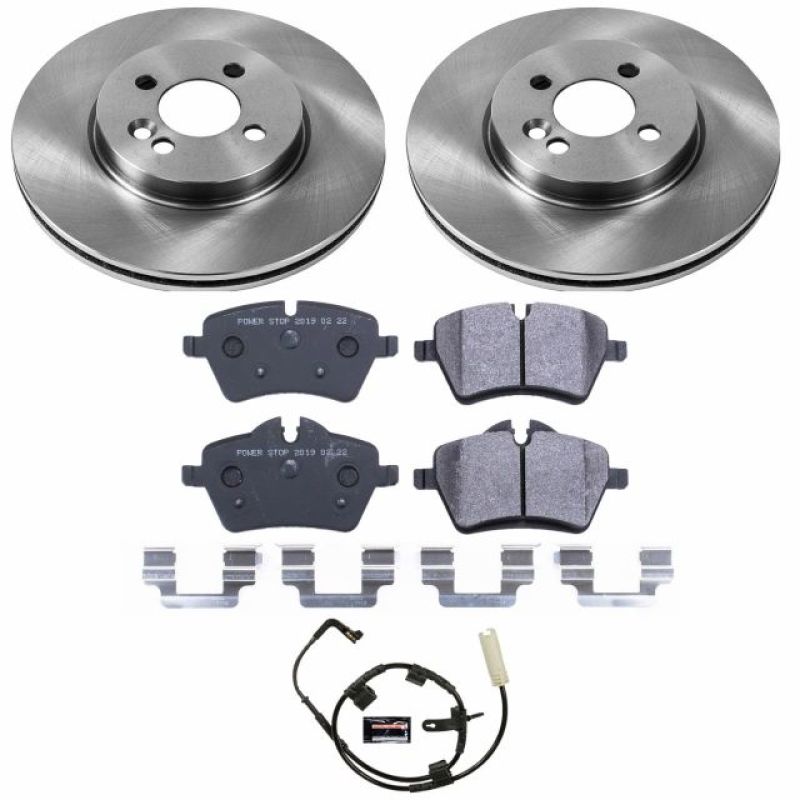 PSB Track Day Kit - Power Stop 07-10 Mini Cooper Front Track Day Brake Kit