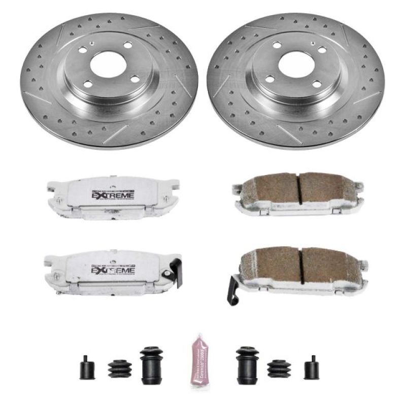 PSB Z26 Street Warrior Kit - Power Stop 01-05 Mazda Miata Rear Z26 Street Warrior Brake Kit