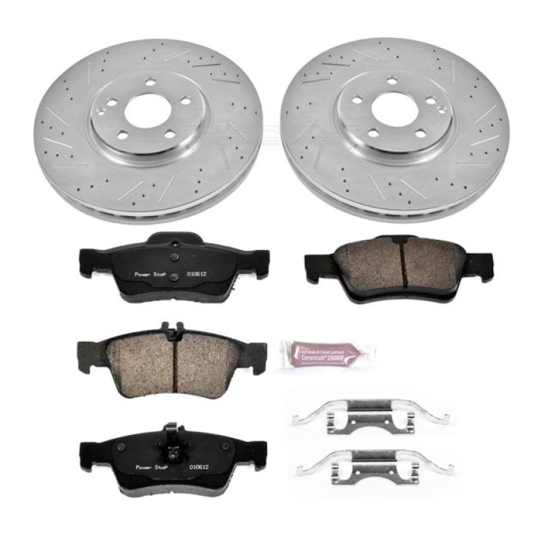 PSB Z23 Evolution Kit - Power Stop 15-17 Mercedes-Benz CLS400 Rear Z23 Evolution Sport Brake Kit