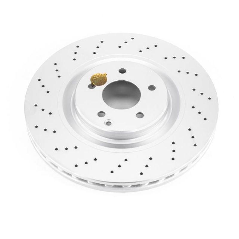 PSB Evolution Coated Rotor - Power Stop 02-04 Mercedes-Benz C32 AMG Front Evolution High Carbon Geomet Coated Rotor