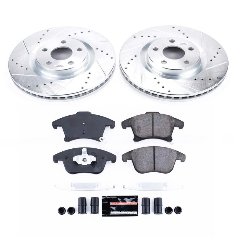 PSB Z23 Evolution Kit - Power Stop 19-20 Ford Police Responder Hybrid Front Z23 Evolution Sport Brake Kit