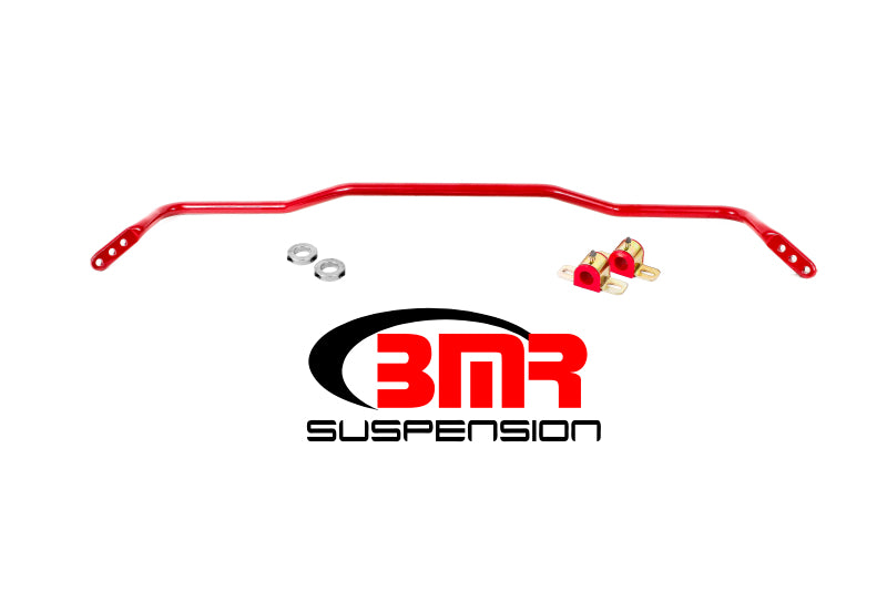 BMR Sway Bar Kits - BMR 15-17 S550 Mustang Rear Hollow 25mm 3-Hole Adj. Sway Bar Kit - Red