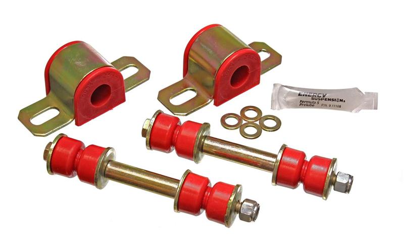 ES Sway Bar Bushings - Red - Energy Suspension GM Rear 21Mm Stab Bar Set - Red