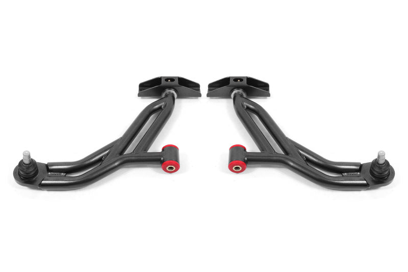 BMR Control Arms - BMR Suspension 05-14 Ford Mustang Lower A-Arms - Black Hammertone - Non-Adjustable