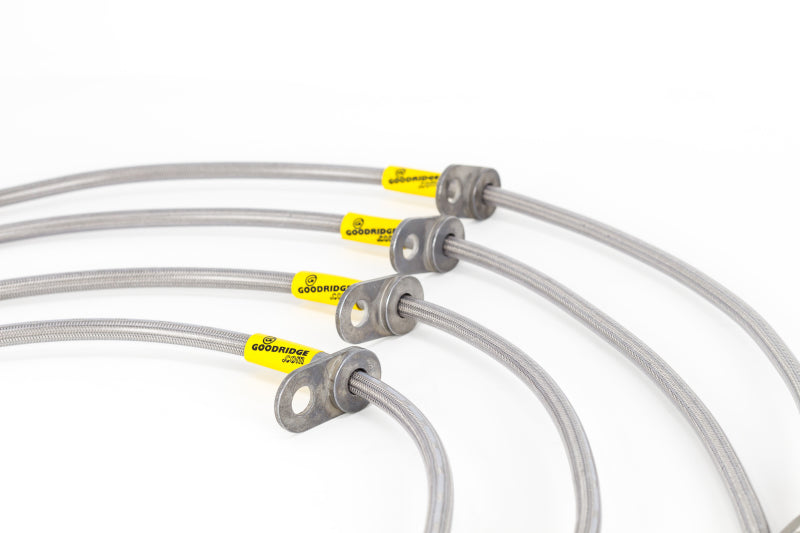 GR G-Stop Brake Line Kits - Goodridge 10-15 Chevrolet Camaro Stainless Steel Brake Line Kit