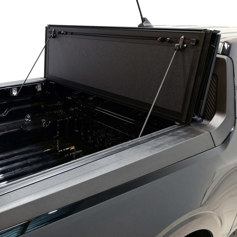 WES Hard Tri-Fold Tonneau Covers - Westin 22-26 Ford Maverick 4WD 4ft. 6in. Bed Hard Tri-Fold Tonneau Cover - Black