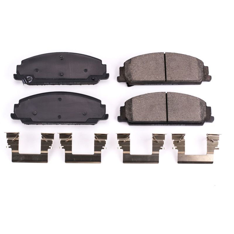 PSB Z17 Evolution Brake Pads - Power Stop 08-09 Pontiac G8 Front Z17 Evolution Ceramic Brake Pads w/Hardware