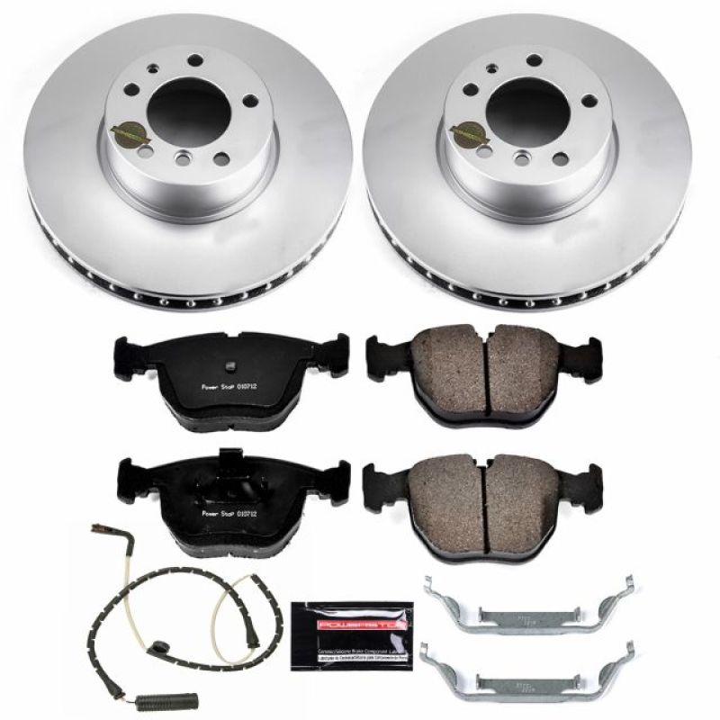 PSB Z23 Evolution Coated Kit - Power Stop 97-00 BMW 540i Front Z23 Evolution Sport Coated Brake Kit