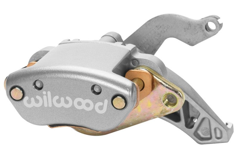 WIL Mechanical Caliper - Wilwood Caliper-MC4 Mechanical-L/H - Silver No Logo 1.19in Piston .81in Disc