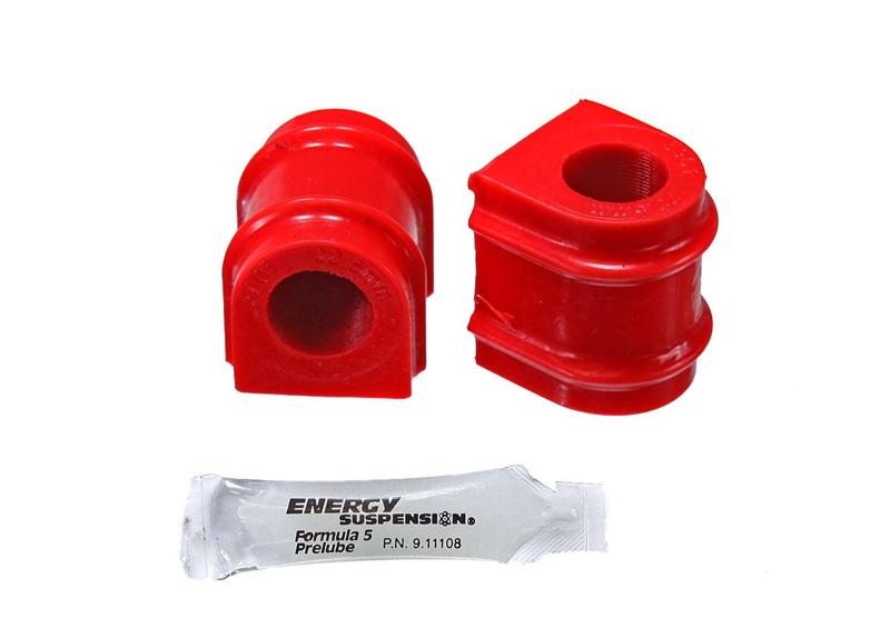 ES Sway Bar Bushings - Red - Energy Suspension 10 Chevy Camaro Red 29.5mm Front Sway Bar Bushing Set