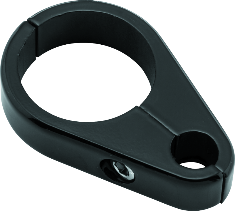 BKC Cable Accessories B - Bikers Choice Black Clutch Cable Clamp for 1 1/8 Inch Tube