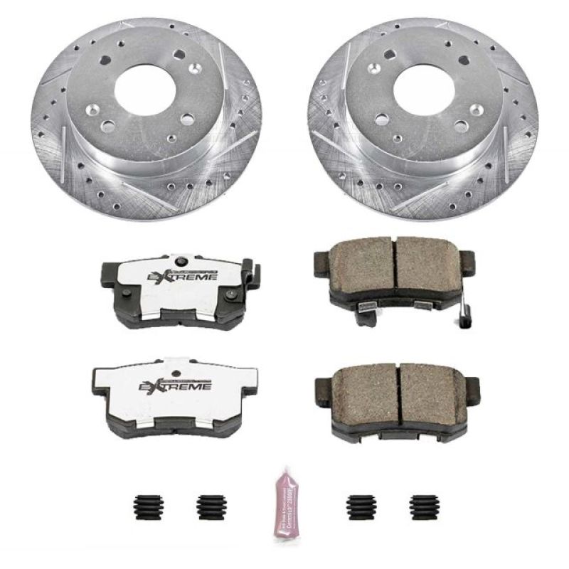 PSB Z26 Street Warrior Kit - Power Stop 98-99 Acura CL Rear Z26 Street Warrior Brake Kit