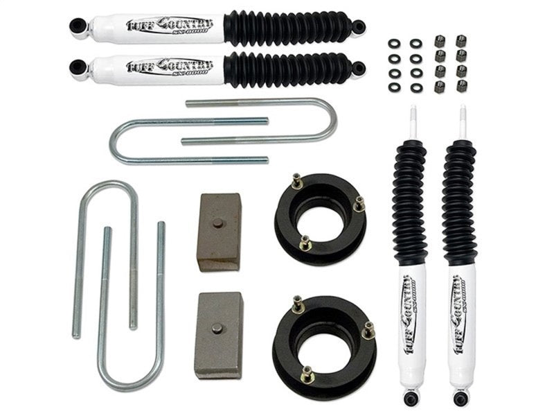 TUF Lift Kits - Tuff Country 03-12 Dodge Ram 3500 4X4 2in Lift Kit (w/Rr Lift Blocks w/4in Rr Axle Tube SX8000)