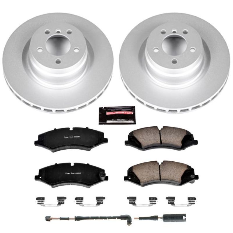 PSB Z23 Evolution Coated Kit - Power Stop 10-12 Land Rover Range Rover Front Z23 Evolution Sport Coated Brake Kit