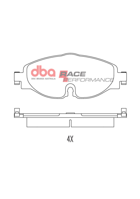 DBA RP Performance Brake Pads - DBA 14-20 Volkswagen GTI (312mm Front Disc Excl Performance Pkg) Front RP Performance Brake Pads