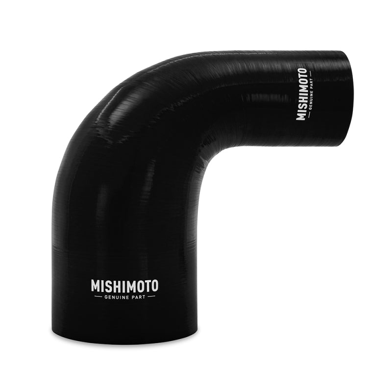 MM Couplers - 90 Deg - Mishimoto Silicone Reducer Coupler 90 Degree 2.5in to 4in - Black