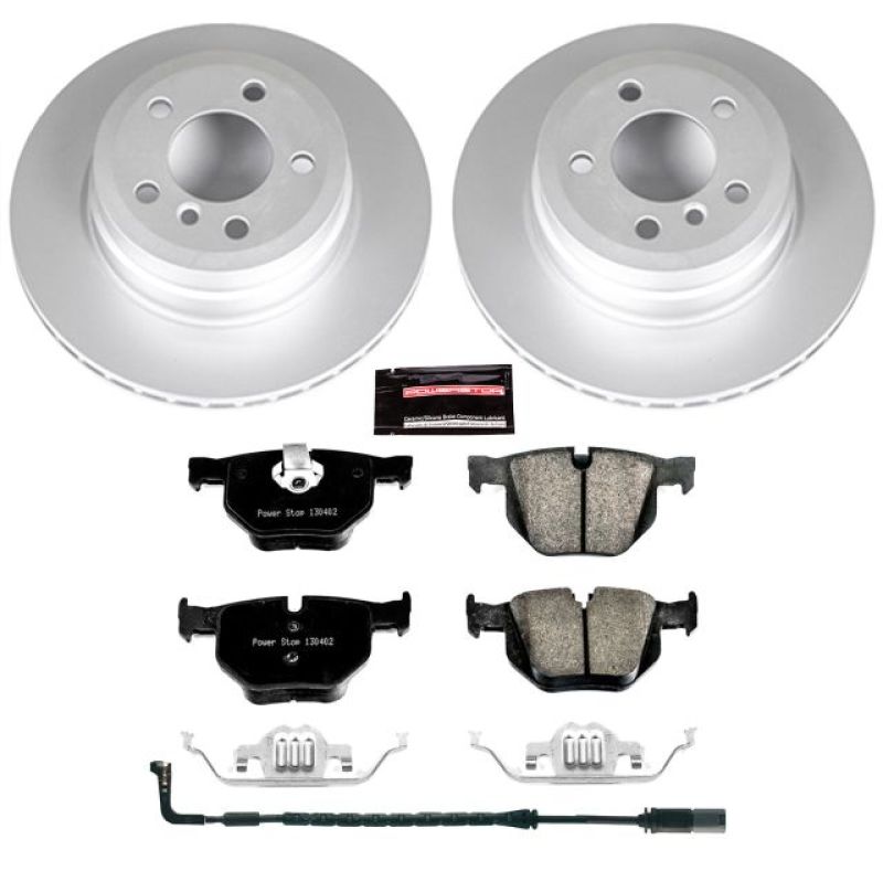 PSB Z23 Evolution Coated Kit - Power Stop 07-15 BMW X5 Rear Z23 Evolution Sport Coated Brake Kit