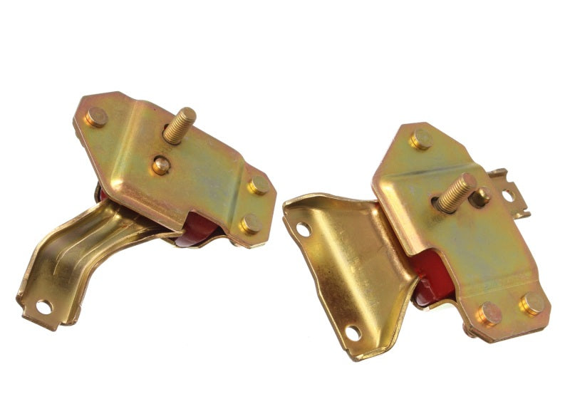 ES Motor Mounts - Red - Energy Suspension Mustang 4.6L Motor Mounts - Red