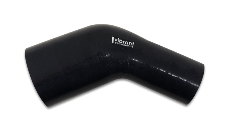 VIB 4 Ply Hoses - Vibrant 45 Degree Silicone Transition Elbow Hose ID 2.75in x 2.25in