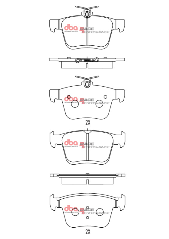 DBA RP Performance Brake Pads - DBA 2018 Audi Q2 Front RP Performance Brake Pads