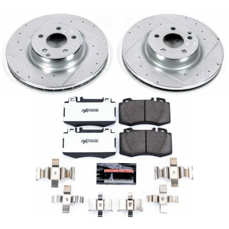 PSB Z26 Street Warrior Kit - Power Stop 08-11 Mercedes-Benz CLS550 Front Z26 Street Warrior Brake Kit