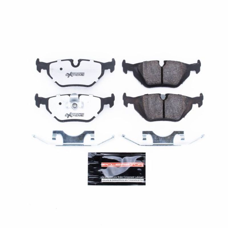 PSB Z26 Extreme Brake Pads - Power Stop 01-02 BMW 525i Rear Z26 Extreme Street Brake Pads w/Hardware