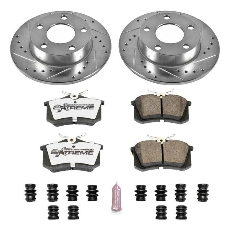 PSB Z26 Street Warrior Kit - Power Stop 99-05 Volkswagen Passat Rear Z26 Street Warrior Brake Kit