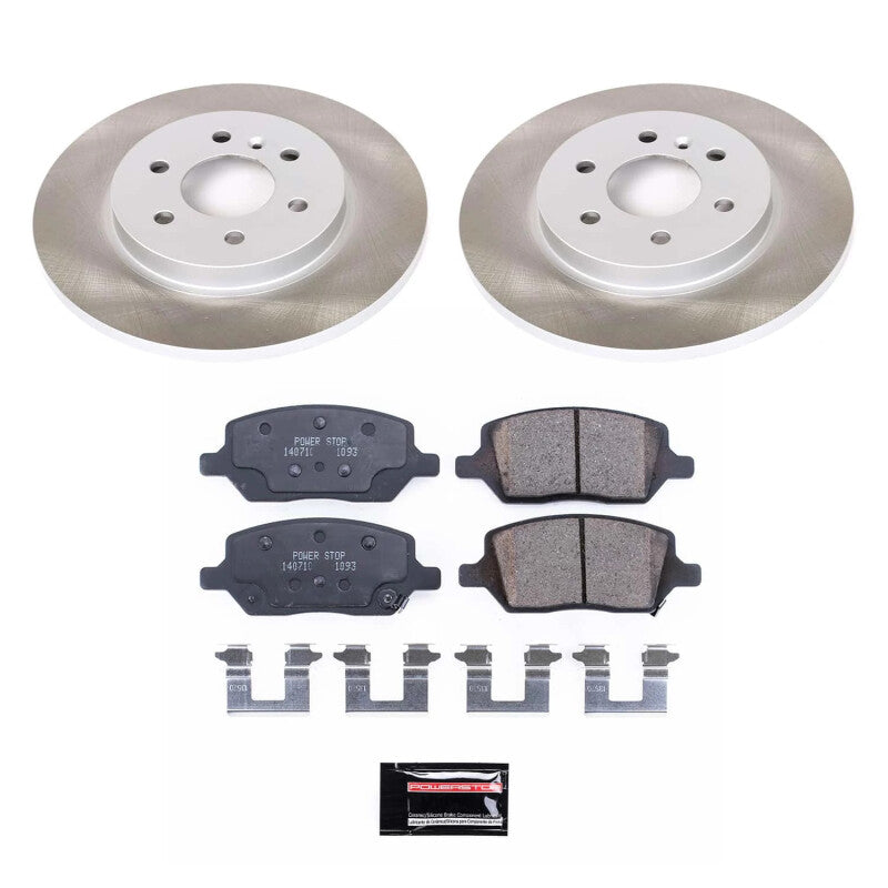 PSB Semi-Coated Rotor Kits - Power Stop 06-07 Saturn Relay Rear Semi-Coated Rotor Kit