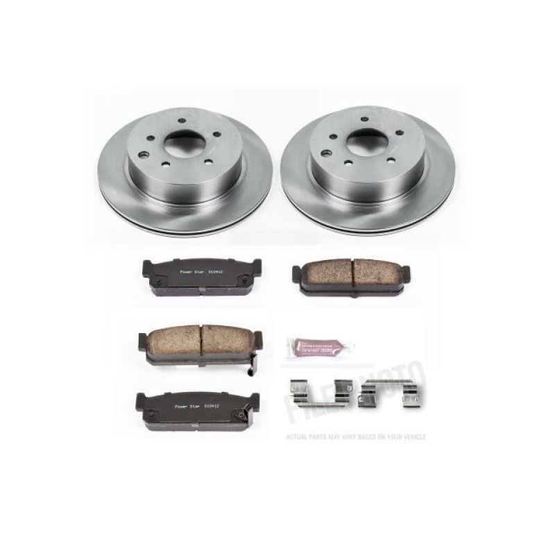 PSB Autospecialty Kit - Power Stop 93-97 Infiniti J30 Rear Autospecialty Brake Kit