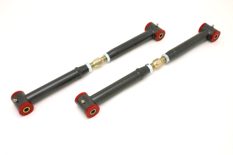BMR Control Arms - BMR 82-02 3rd Gen F-Body Chrome Moly Lower Control Arms On-Car Adj. (Poly) - Black Hammertone