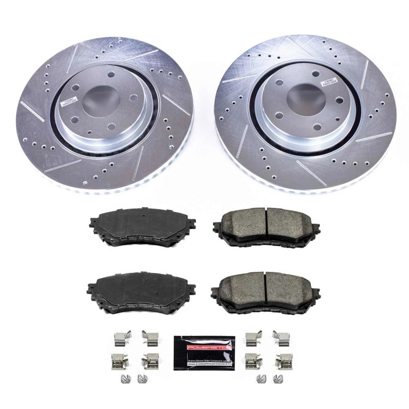 PSB Z23 Evolution Kit - Power Stop 19-20 Mazda 6 Front Z23 Evolution Sport Brake Kit