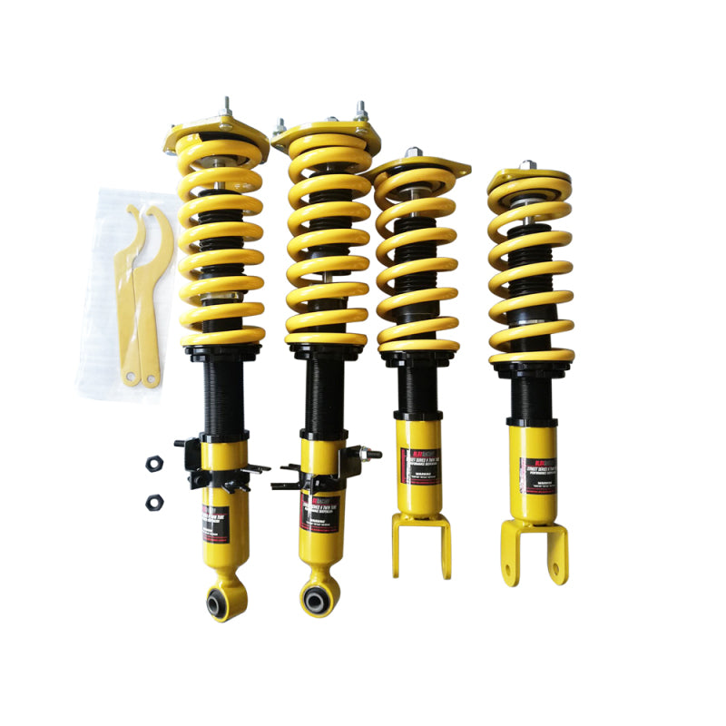 BX Street Coilovers - BLOX Racing 2009+ Nissan G37/370Z - Non-Adjustable Damping Street Series II Coilovers RWD