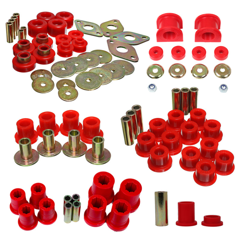 ES Hyper-Flex Sets - Red - Energy Suspension Toyota Tacoma 2wd 5 Lug Master Set - Red