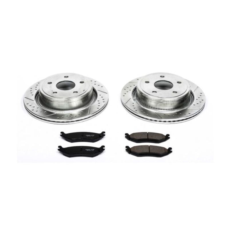 PSB Z23 Evolution Kit - Power Stop 07-09 Chrysler Aspen Rear Z23 Evolution Sport Brake Kit
