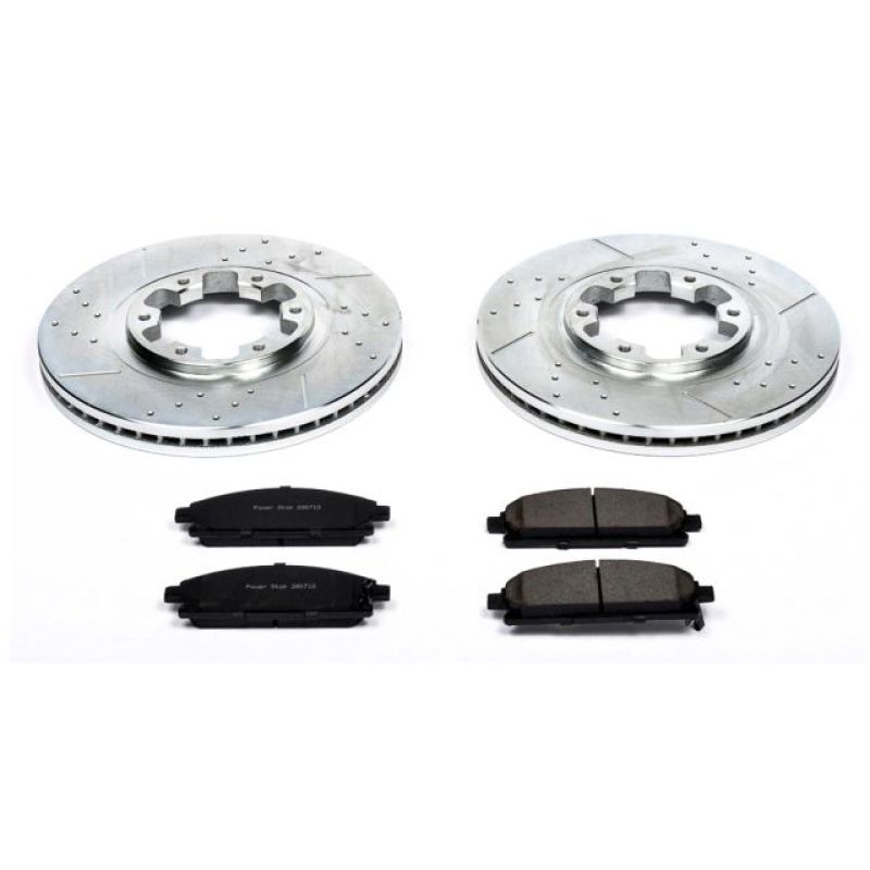PSB Z23 Evolution Kit - Power Stop 97-03 Infiniti QX4 Front Z23 Evolution Sport Brake Kit
