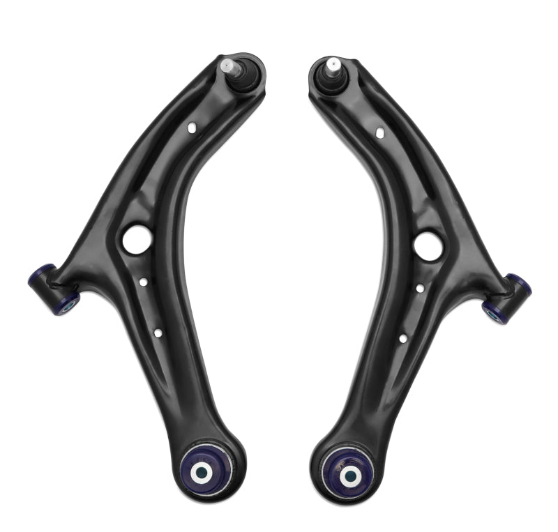 SPR Control Arms - Front - Superpro 13-17 Ford Fiesta Complete Front Lower Control Arm Kit (Caster Increase)