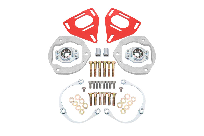 BMR Caster & Camber Plates - BMR 16-24 Chevy Camaro Caster Camber Plates - Red
