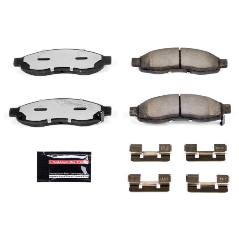 PSB Z36 Truck & Tow Brake Pads - Power Stop 04-05 Infiniti QX56 Front Z36 Truck & Tow Brake Pads w/Hardware