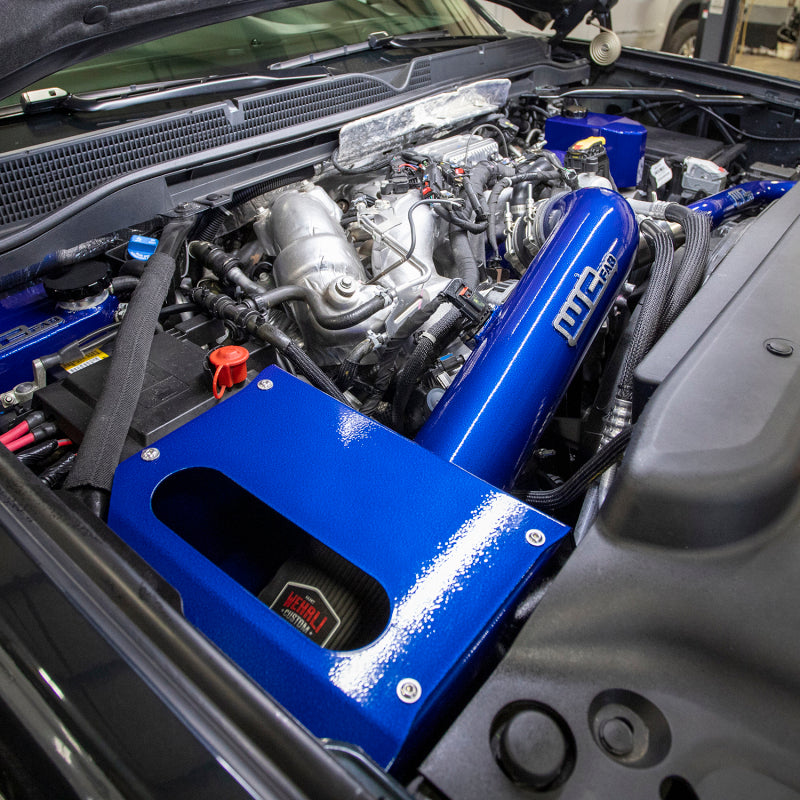WCF Intake Kit - Wehrli 17-19 Chevrolet 6.6L L5P Duramax 4in Intake Kit - Candy Teal