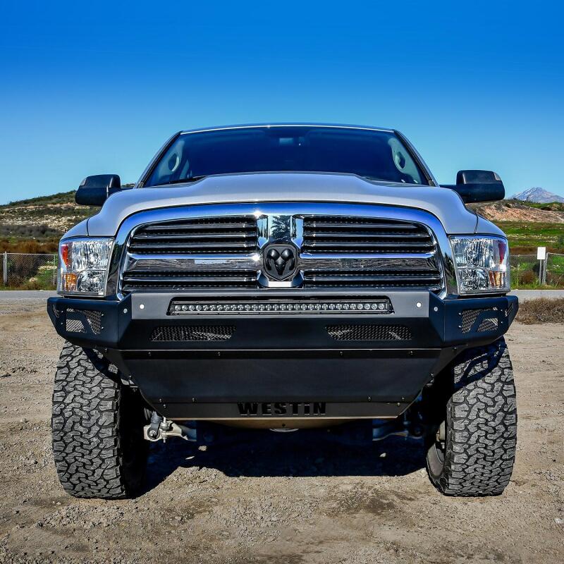 WES Pro-Mod Bumpers - Westin 13-18 Dodge Ram 1500 / 2019 Ram 1500 Classic Pro-Mod Front Bumper - Textured Black