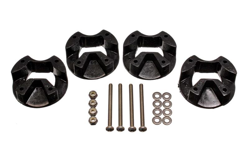 ES Motor Mounts - Black - Energy Suspension 03-05 Dodge SRT4 Black Motor Mount Inserts