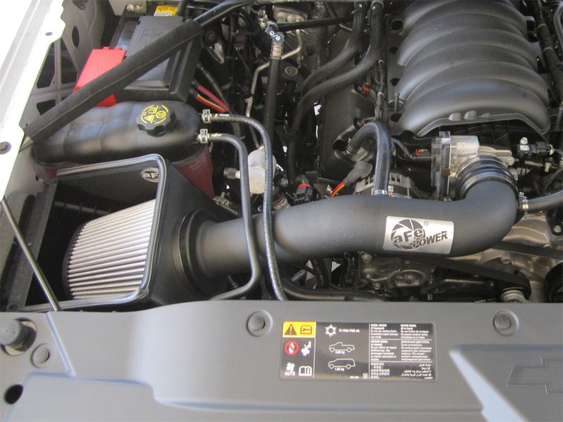 AFE Magnum FORCE Stage-2 Cold Air Intakes - aFe MagnumFORCE Intake Stage-2 Pro Dry S 14-17 GM Silverado/Sierra 1500 V8 5.3L/6.2L